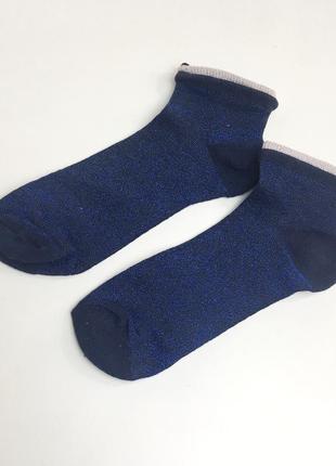 Шкарпетки з люрексом becksöndergaard dina solid glitter4 фото