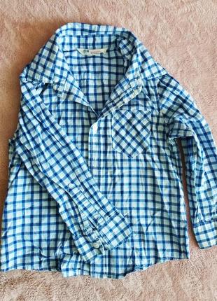 Рубашки детские разных брендов на 2-3 года