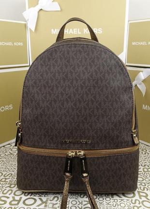 Рюкзак michael kors brown rhea md brown оригінал майкл корс