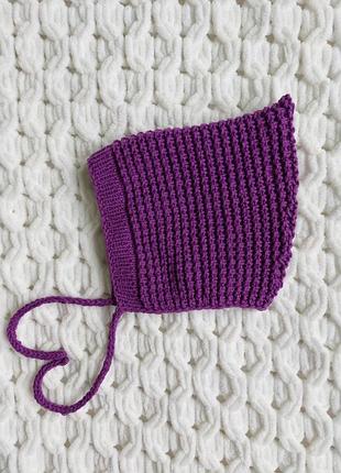 Шапка эльф чепчик ручная работа