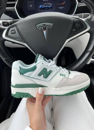 Кросівки кроси нью беланс new balance 550 white green