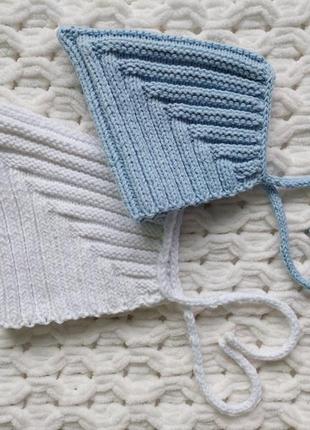 Белая шапка эльф гном чепчик