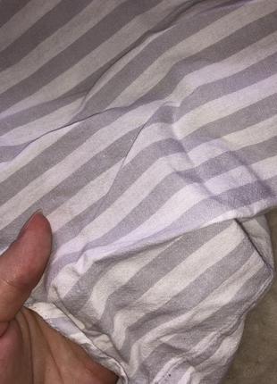 Домашняя ночная рубашка платье натуральная хлопковая хлопок пижамная ночнушка в полоску disney дисней vinnie винни пух6 фото