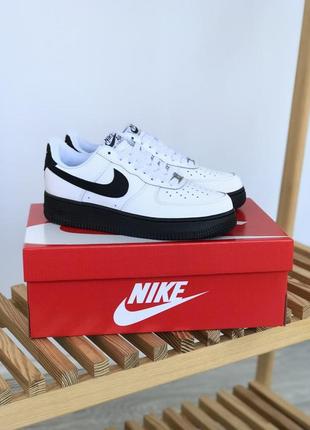 Женские кроссовки nike air force 1 low black white 36-37-38-39