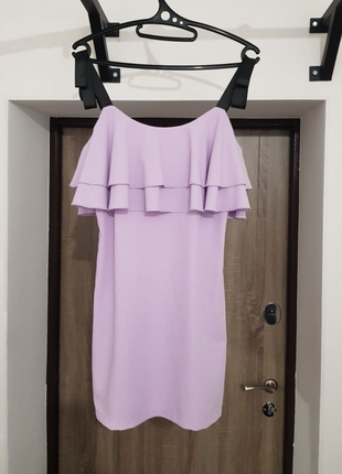 Сарафан платье сиреневого цвета3 фото