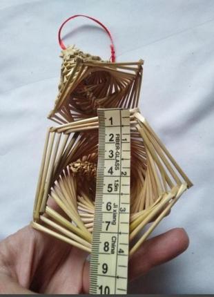Колокольчик из соломы, авторская ручная работа 🇺🇦🇺🇦, сувенир, подарок7 фото