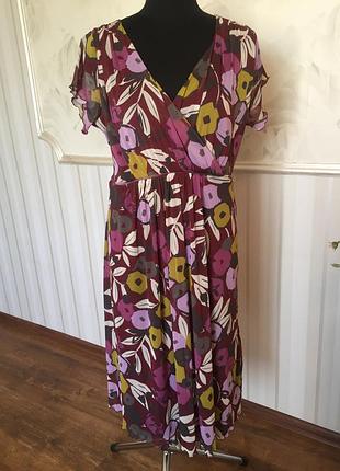 Трикотажне плаття на підкладці великого розміру, 52-54-56.