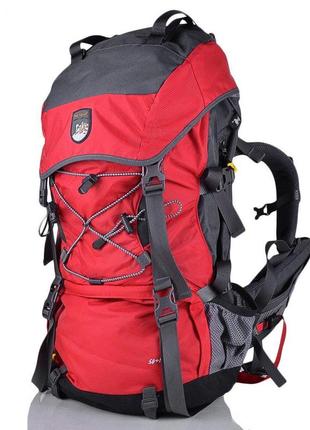 Рюкзак туристичний жіночий червоний з сірим onepolar w1365-red