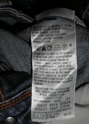 Стильные джинсы levis 627 stright fit польша 27х34 качество более светлые6 фото