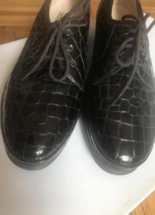 Кожаные туфли waldlaufer 41 (27) на широкую ногу1 фото