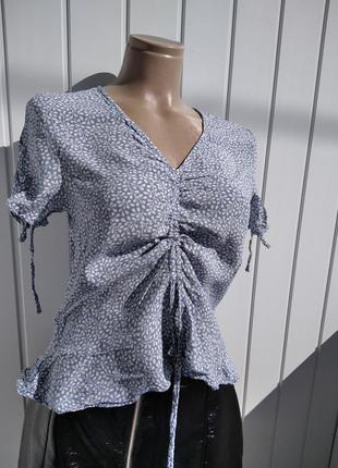 Ніжна блуза топ зі стяжкою2 фото