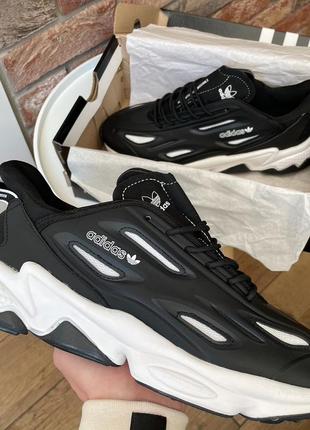 Кроссовки в стиле adidas ozweego celox black/white