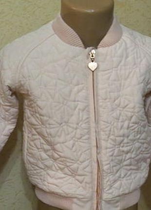 Стеганая куртка в бантики matalan 3-4 года