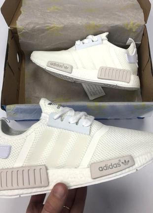 Кроссовки в стиле adidas nmd runner white