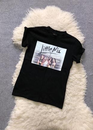 Футболка хлопковая little mix натуральная хлопок базовая