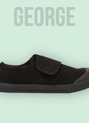 Мокасини кеди для змінного взуття george school розмір 12/31.нові!4 фото