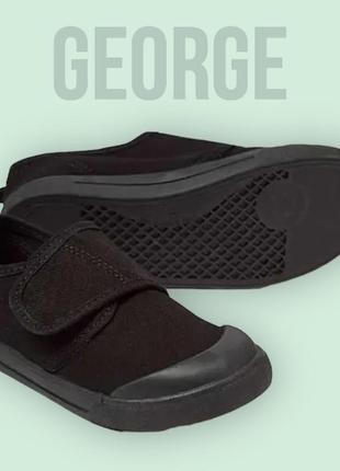 Мокасини кеди для змінного взуття george school розмір 12/31.нові!