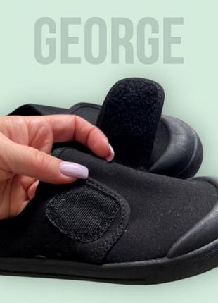 Мокасини кеди для змінного взуття george school розмір 12/31.нові!7 фото