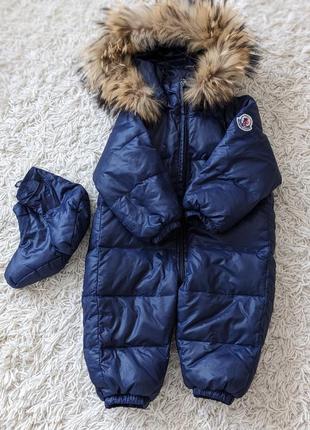 Зимний комбинезон moncler 3-6 мес2 фото