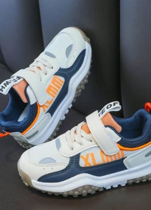 Кроссовки детские 26 - 37 р. x-mma сетка с темно-сиными вставками детские кроссовки