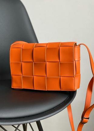 Оранжевая сумочка кросс-боди2 фото