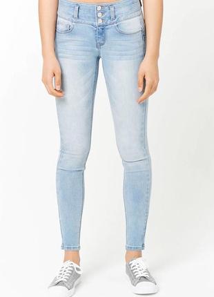 Новые джинсы push-up skinny jeans от forever 21