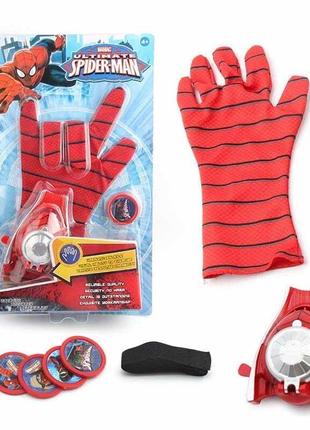 Перчатка - оружие человека-паука с вылетающими дисками - spider-man glove3 фото