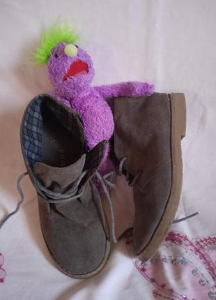 Замшевые челси унисекс.