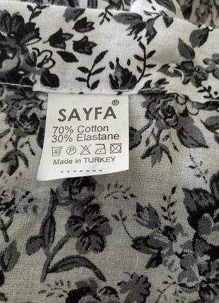 Мужская рубашка с цветочным рисунком бренда sayfa 6