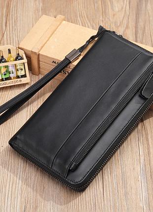 Мужской кожаный клатч leather collection (9070)