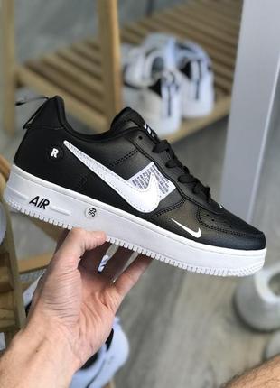 Женские кроссовки nike air force 1 low black white 37-39-40-41