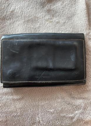 Крафтовый мужской кошелёк