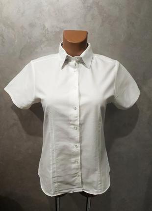 Классическая белая рубашка на девочку 13/14-ти лет английского бренда john lewis1 фото