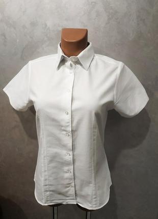 Классическая белая рубашка на девочку 13/14-ти лет английского бренда john lewis2 фото