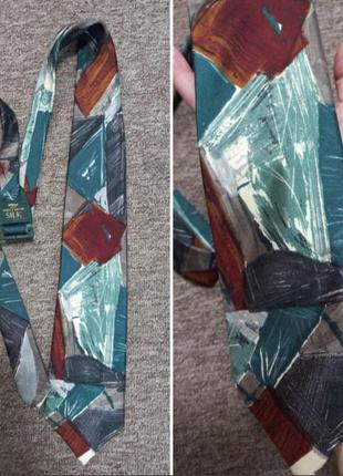 Галстук из шёлка цветная абстракция st.michael  m&s
