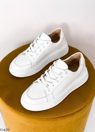 Кеди шкіряні