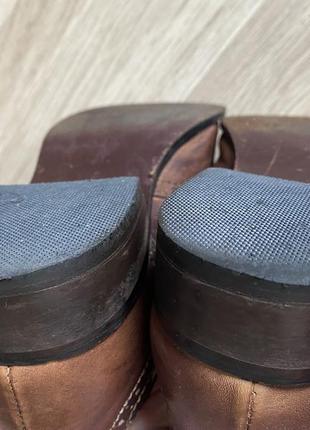 Туфли кожаные броги 39,5 размер индия9 фото