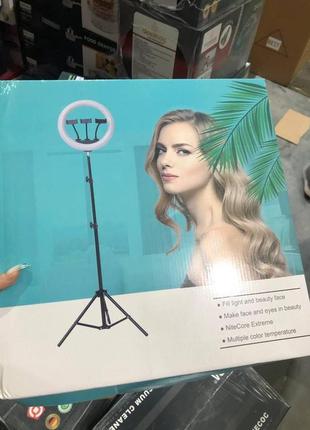 Профессиональная кольцевая лампа led lc-360a 35 см