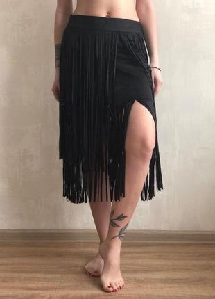 Юбка под замш zara