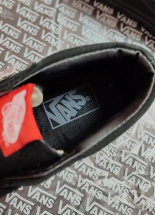 Чорні кеди ванс ванси кросівки vans old school олд вилиць6 фото