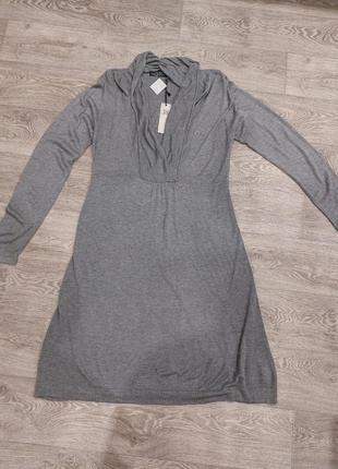 Трикотажное платье,мелка вязка