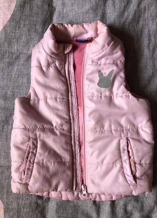 Жилетка для девочки lupilu возраст 2-4 года