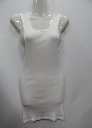 Майка подовжена жіноча трикотажна бавовна gildan ukr 40-44 eur 34-36 016фн (тільки в одному розмірі)