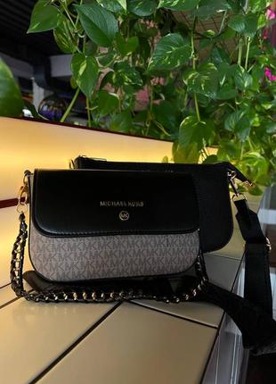 Сумка 2в1 ( можно использовать отдельно) michael kors black