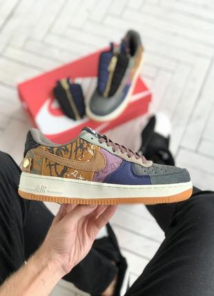 Мужские кроссовки nike bike air force 1 low brown 40-41-42-43-44-45