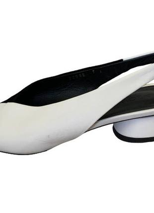 Туфли мюли дизайнерские черно белые итальялия neous9 фото