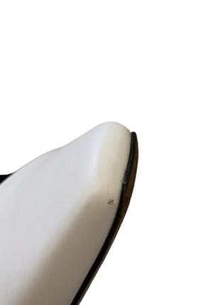 Туфли мюли дизайнерские черно белые итальялия neous7 фото