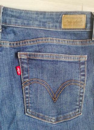 Джинсы levis синего цвета широкие (как новые) оригинал!3 фото