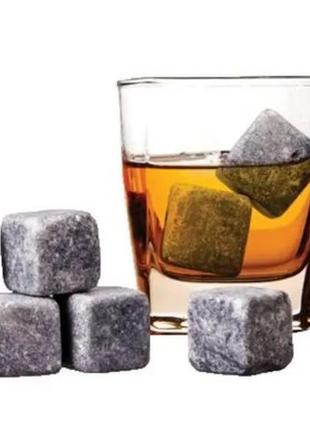 Камені для віскі whiskey stones набір каменів із 9 шт. для віскі в мішечку