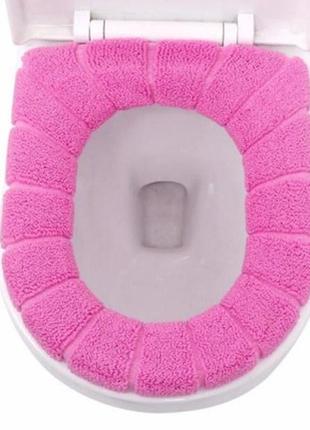 Чехол для унитаза мягкий, теплый. подходит на любую крышку унитаза